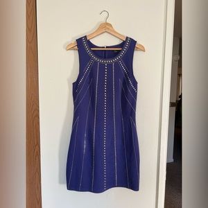 Forever Bodycon 21 Dress with Gold Embellishments